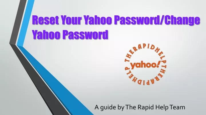 reset your yahoo password change yahoo password