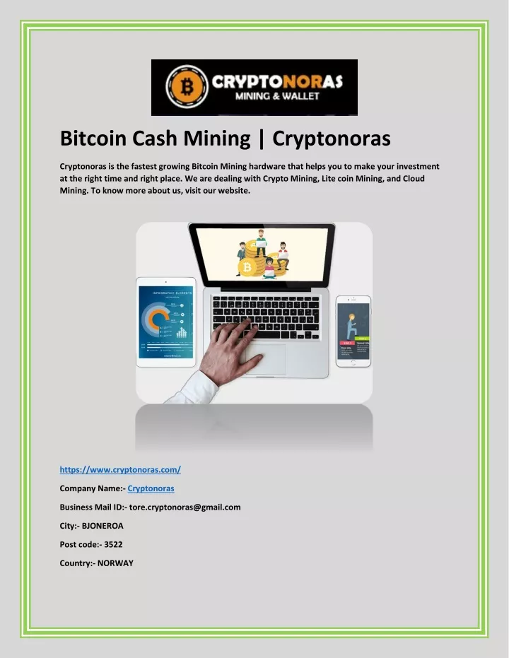 bitcoin cash mining cryptonoras