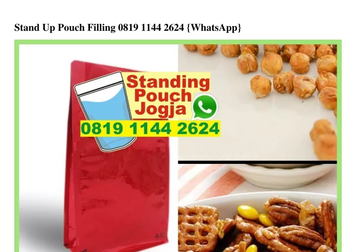 stand up pouch filling 0819 1144 2624 whatsapp
