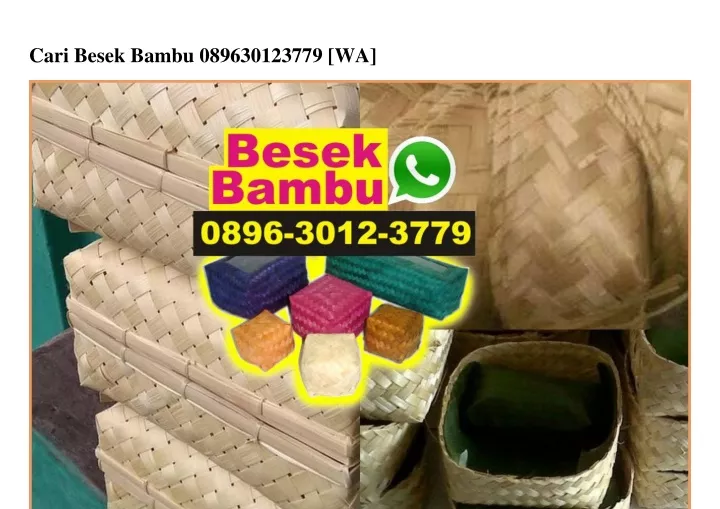 cari besek bambu 089630123779 wa