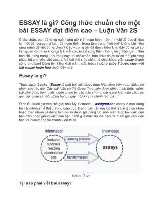 essay l g c ng th c chu n cho m t b i essay