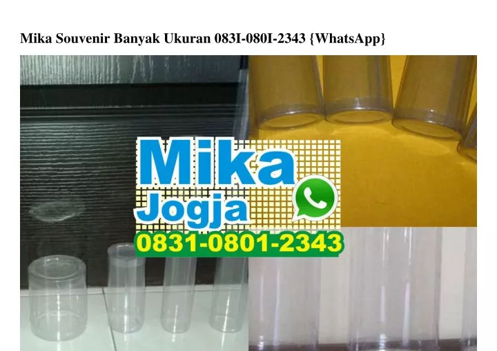 mika souvenir banyak ukuran 083i 080i 2343