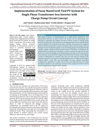international journal of trend in scientific