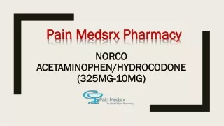 Buy Norco Acetaminophen/Hydrocodone (325mg-10mg) Online