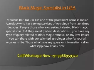 Famous Black Magic Specialist in Australia  91-9988959320