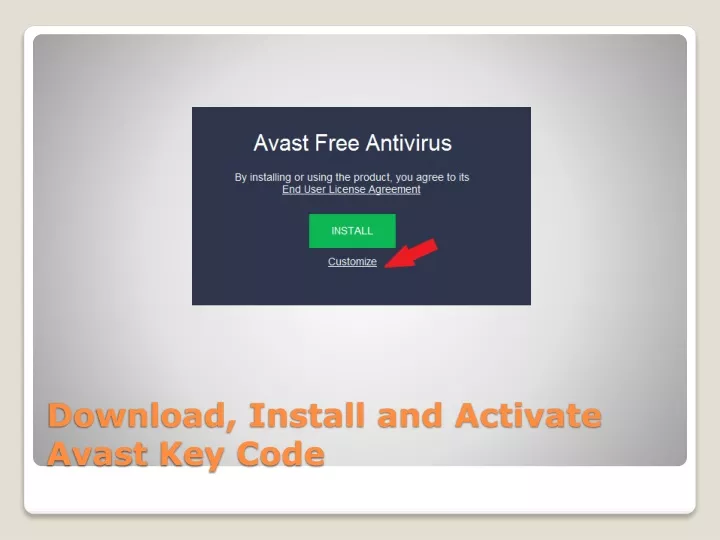 download install and activate avast key code