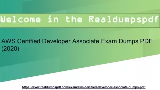 Best Source To Pass The Amazon Certified Developer Associate  Dumps with PDF