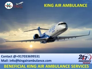 Take Low-Fare Air Ambulance Service in Lucknow and Varanasi by King Ambulance