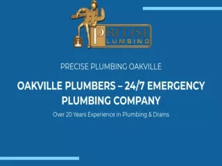 Emergency Plumbers in Oakville