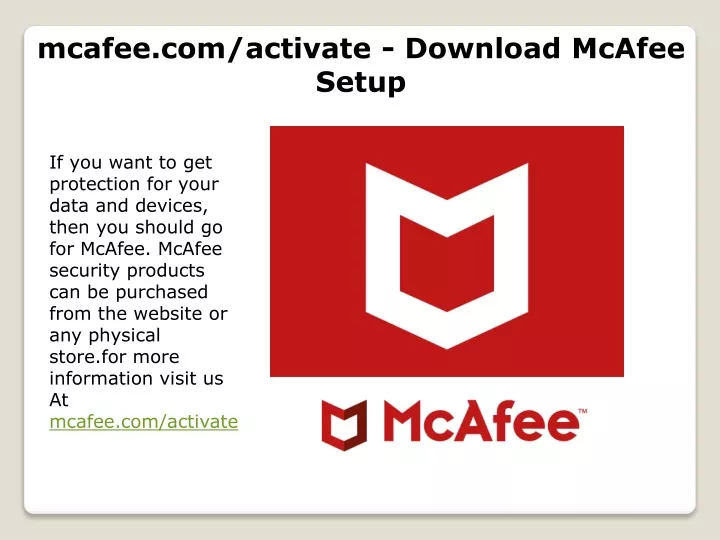 mcafee com activate download mcafee setup