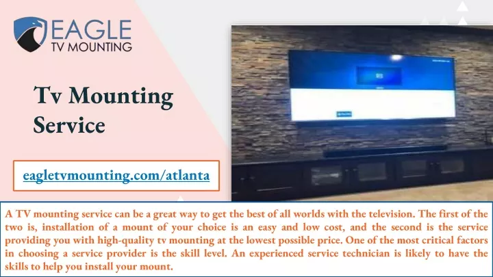 tv mounting service