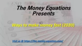 15 ways to earn money 2020 | The Money Equation