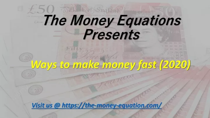 the money equations presents
