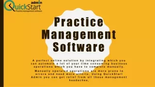 Cloud Based Practice Maanagement Software