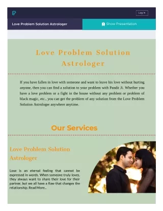 Love Problem Solution Astrologer