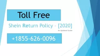 Shein Return Policy 1-855-626-0096 Shein Phone Number