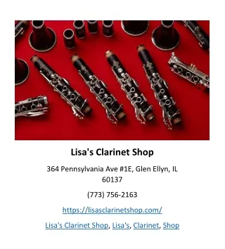 Lisa's Clarinet Shop