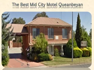 The Best Mid City Motel Queanbeyan