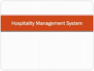 Importance of Hospitality Management System - Nanovise HMS
