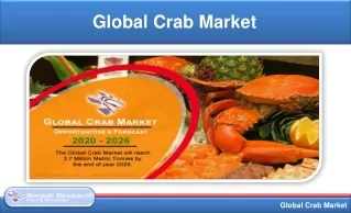 Global Crab Market and Volume Forecast by Type, Export & Import