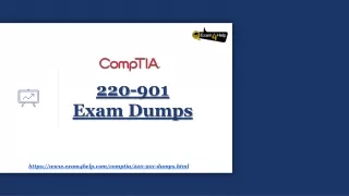 Develop Your Self For Best Outcomes In CompTIA A   Exam With 220-901 Dumps