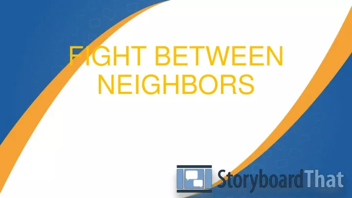 fight between neighbors