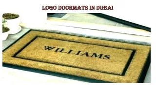 Logo Doormats In Dubai