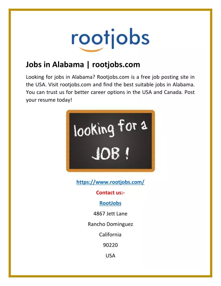 jobs in alabama rootjobs com