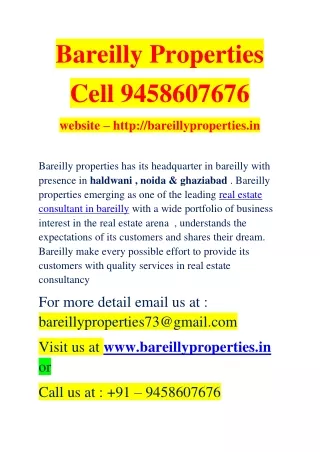 Property Dealer in Bareilly City