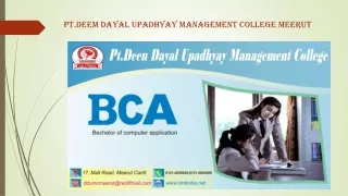 Best BCA Colleges in Meerut Delhi NCR | 2020-21 Admission Open
