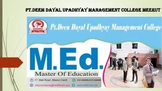 Best M.ED Colleges in Meerut Delhi NCR | 2020-21 Admission Open