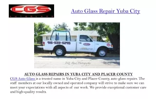Auto Glass Repair Yuba City