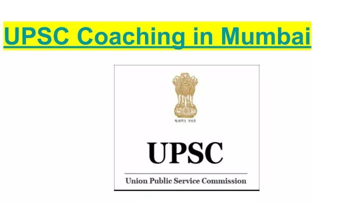 upsc coaching in mumbai