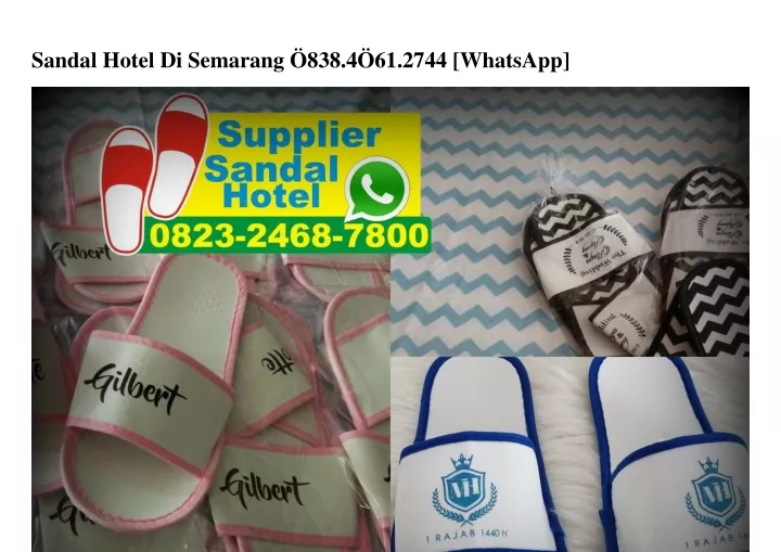 sandal hotel di semarang 838 4 61 2744 whatsapp