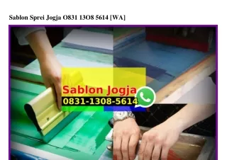 Sablon Sprei Jogja 083113085614 {WA}