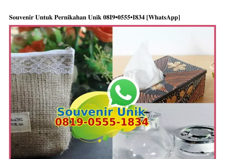 souvenir untuk pernikahan unik 08i9 0555 i834