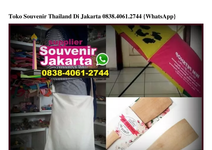toko souvenir thailand di jakarta 0838 4061 2744