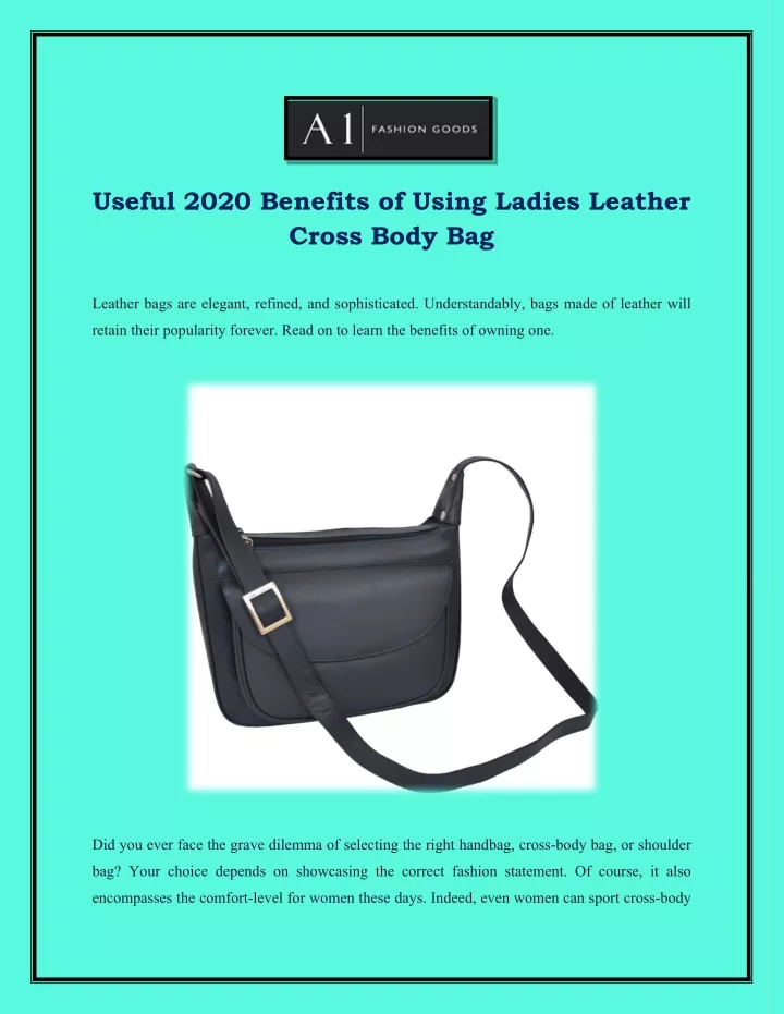 useful 2020 benefits of using ladies leather