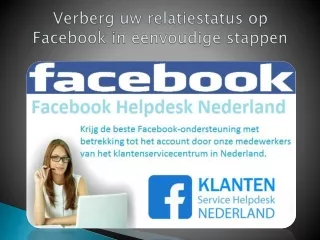 Verberg uw relatiestatus op Facebook in eenvoudige stappen