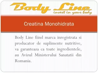creatina monohidrata
