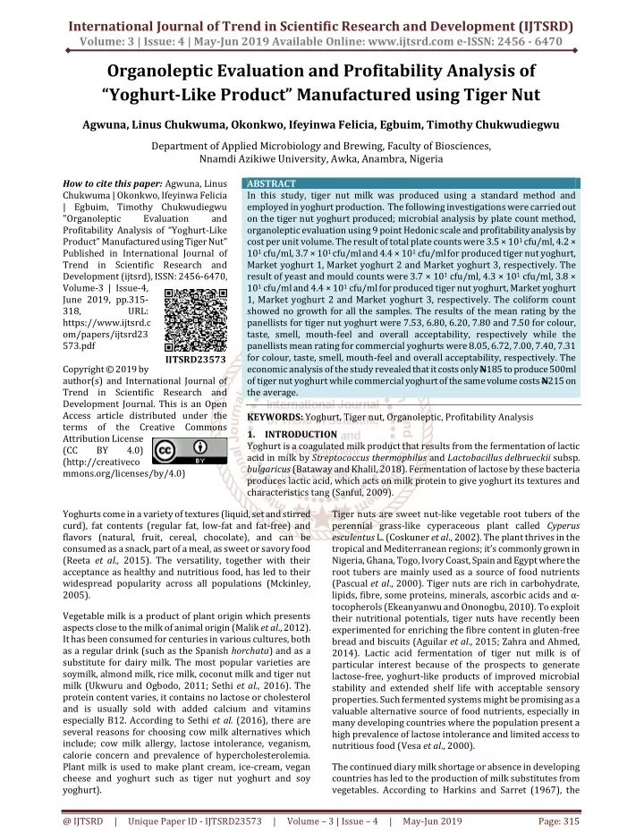 international journal of trend in scientific