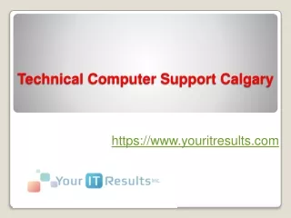 Technical Computer Support Calgary