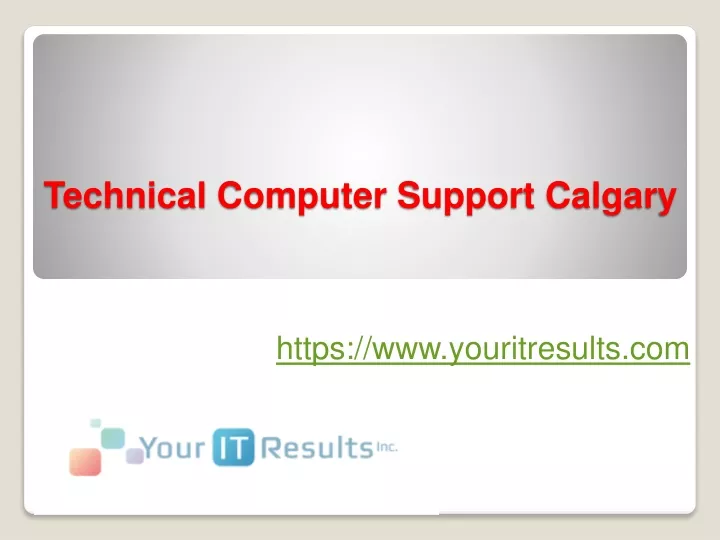 technical computer support calgary