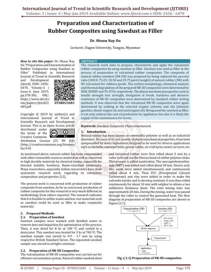 international journal of trend in scientific