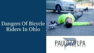Dangers Of Bicycle Riders In Ohio