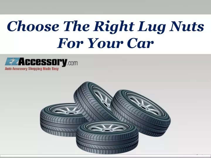choose the right lug nuts for your car