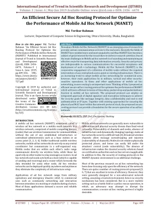 international journal of trend in scientific