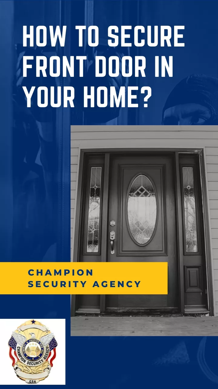 how to secure front door in your home