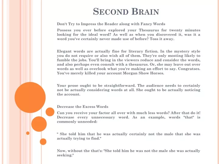 second brain