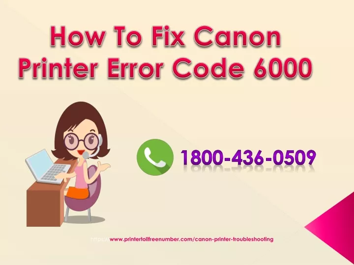 how to fix canon printer error code 6000